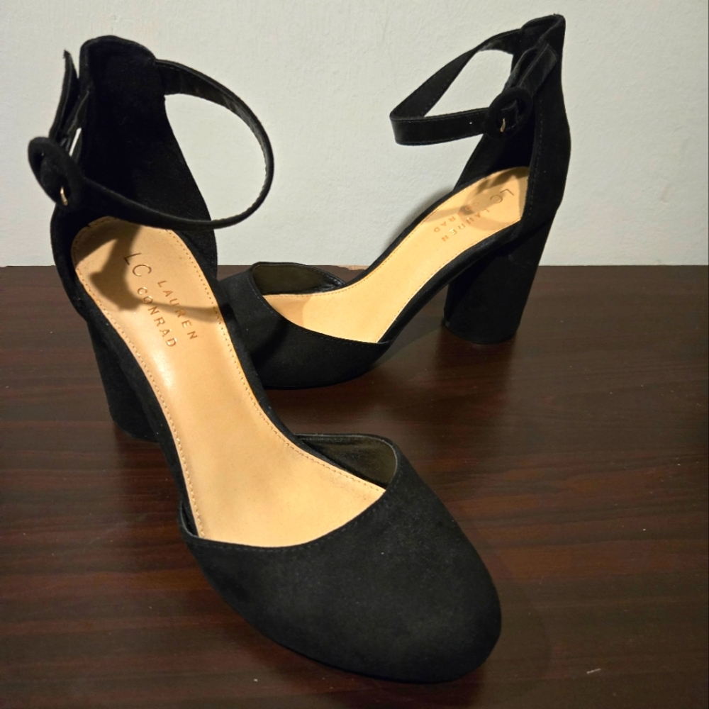 Lauren Conrad Chunky Heels size 9